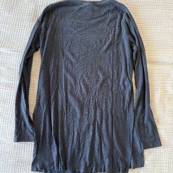 Asos Long Sleeve Ribbed Tunic w/ Side Slits - Picture 5 of 5